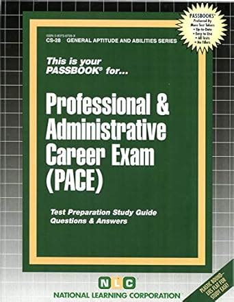 Professional & Administrative Career Examination - Pace: Passbooks ...