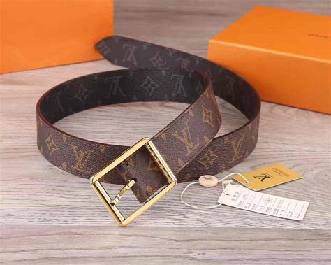 Louis Vuitton Mens Belts - LV Buckle - Classic Patterns Reps