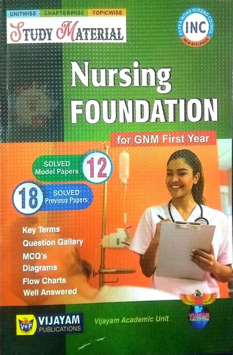 Study Material Of Nursing Foundation For GNM First Year– books99.in