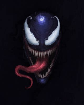 Download wallpaper Minimalism, Language, Teeth, Art, Comics, MARVEL ...