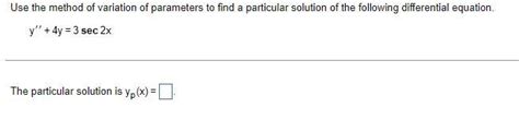Image result for Method of Variation of Parameters