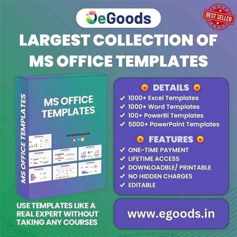 MS OFFICE TEMPLATES Bundle: Excel, Word, Powerpoint, Powerbi (digital ...
