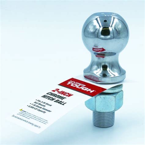 Hyper Tough HyperTough 2 inch Chrome Hitch Ball, 6000 lbs GTW India | Ubuy