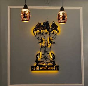 Shree Swami Samarth Gallery New swami samarth metal sheet frame, matt ...