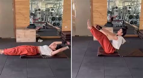 Rashmika Mandanna Sets Fitness Goals With Core Strengthening Workout ...