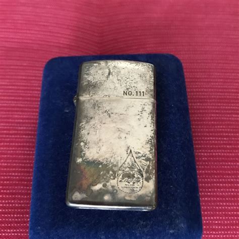 Yahoo!オークション - ZIPPO SILVER シリアルナンバー111 ジャンク