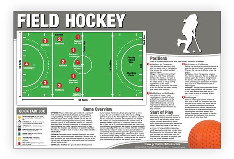 Field Hockey Poster/Chart: How to Play Field Hockey - Scoring - Field ...
