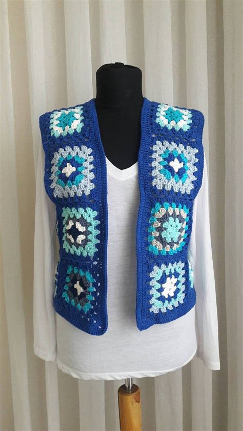 granny square vest crochet pattern free