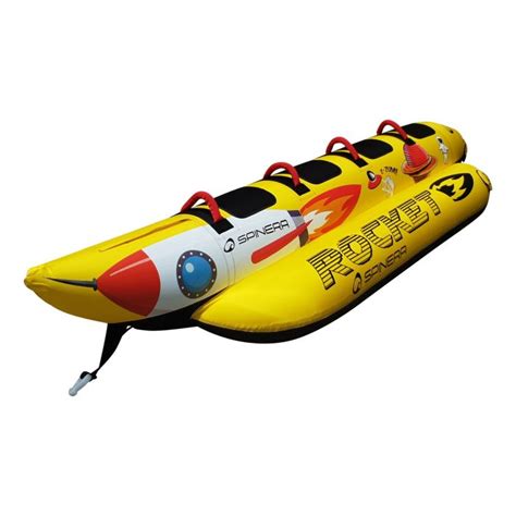 Spinera Rocket 4 - inflatable Banana Tube, Towable for 4 Persons ...
