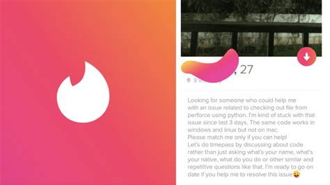 Resolve code to earn a date: Benglauru techie's Tinder profile is ...
