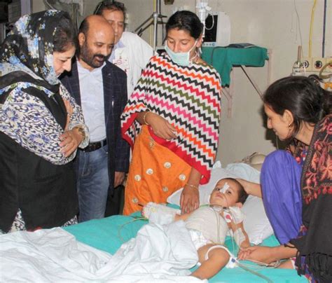Injured in Pakistan firing, 14-month-old girl battles for life - Rediff ...