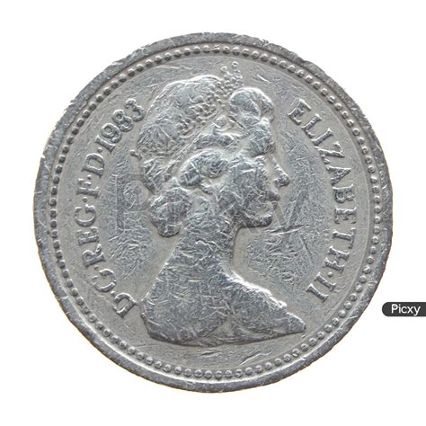 Image of London, Uk - Circa 2013: 1 Pound Coin Money (Gbp), Currency Of United Kingdom-CJ676170 ...