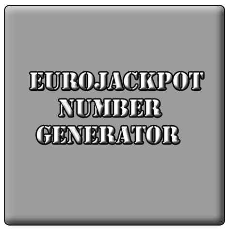 eurojackpot number generator
