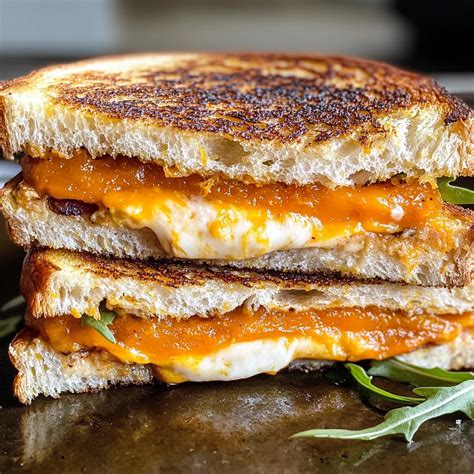 Cheddar Pumpkin Healthier Grilled Cheese