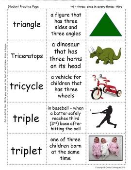Word Roots Used As Prefixes #12 TRI Distance Learning by Classy Colleagues