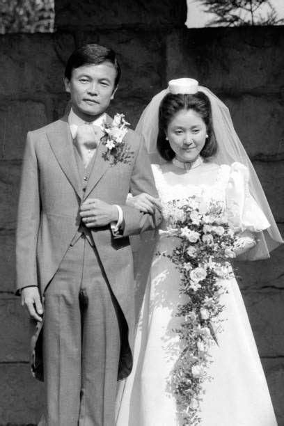 1983年 結婚式の麻生太郎・礼子夫妻