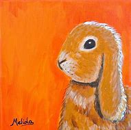 Image result for Baby Rabbit Painting