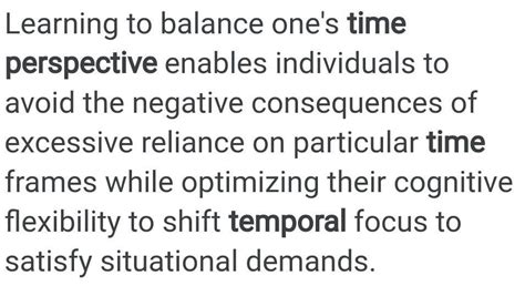 time perspective in training is - Brainly.in