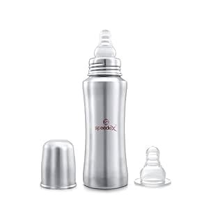 Buy SPEEDEX Stainless Steel Infant Baby Feeding Bottle, BPA Free, Anti ...