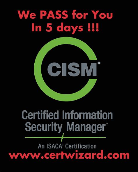 How to become ISACA CISM certified in 5 days