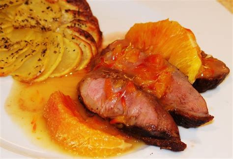 magret de canard sauce orange