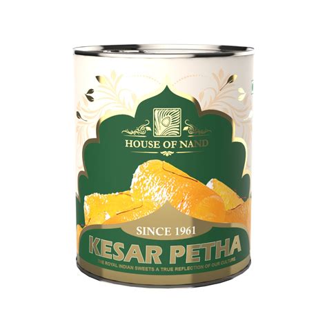 HOUSE OF NAND Agra Special Kesar Petha 1Kg | Premium Saffron Petha ...