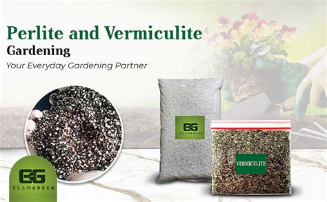 Eg Elamgreen Perlite For Plants 250 Grm And Vermiculite For Plants 250 ...