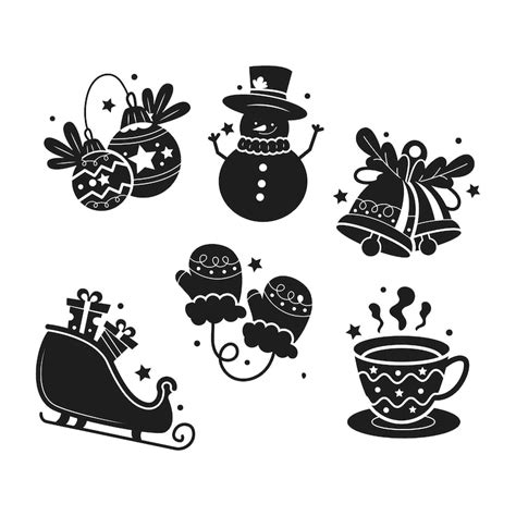 Santa black white Images - Free Download on Freepik