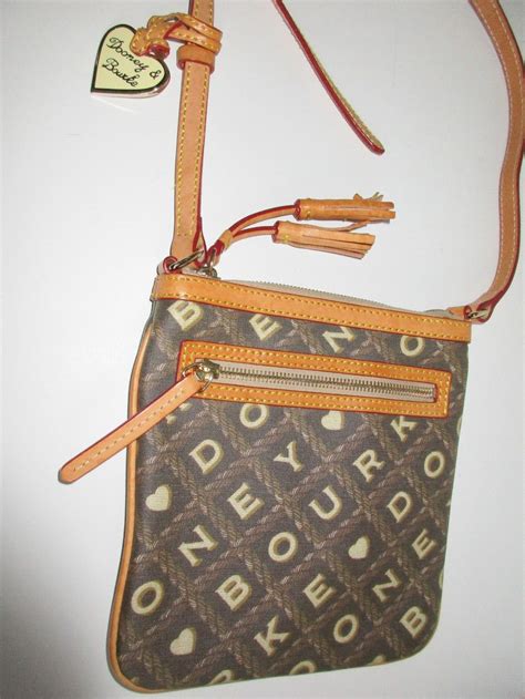 Dooney and Bourke Logo Crossbody Purse Tassel - Gem