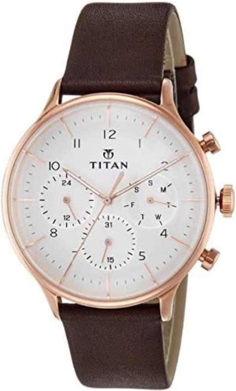 Titan Classique Analog White Dial Men's Watch NM90102WL01/NN90102WL01 ...