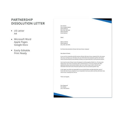 Writing a Short Partnership Disput Resolution Letter Sample 的图像结果