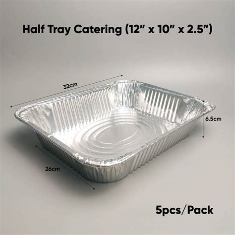What Size Is A Half Tray Of Food at Kevin Marsh blog
