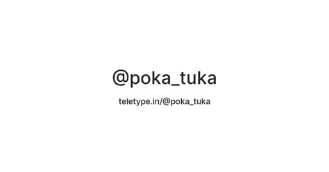 @poka_tuka — Teletype