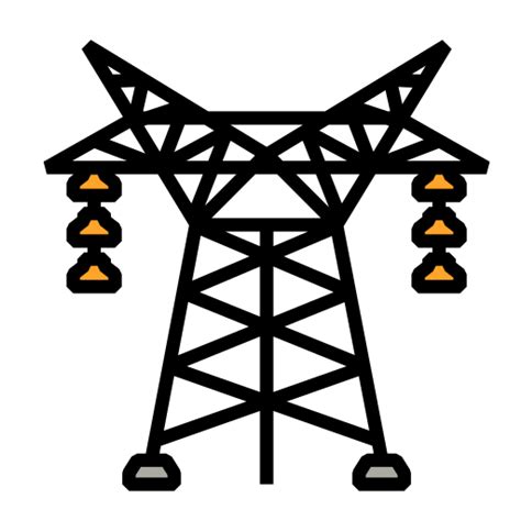 Electric tower Generic Outline Color icon | Freepik