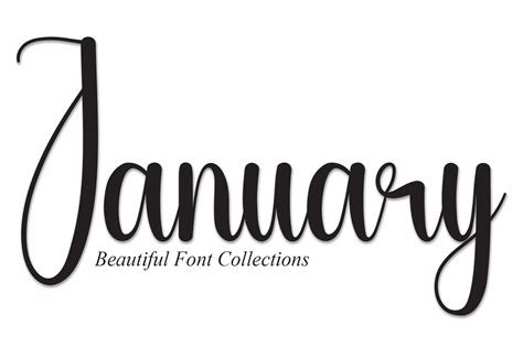 January Font by Strongkeng Old · Creative Fabrica