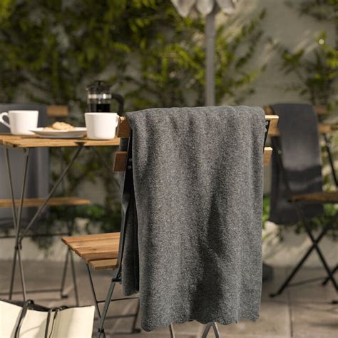 DAGGKÅPOR throw, dark grey, 130x170 cm (51x67") - IKEA