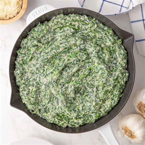 Easy Creamed Spinach Recipe