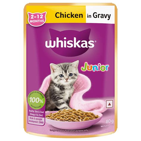 WHISKAS® Chicken in Gravy Flavour - Kitten (2-12 Months) Food