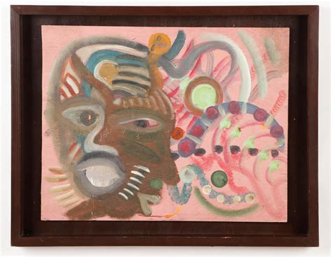 Lot - Lonnie Holley (American, b. 1950) Painting