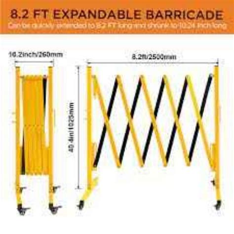 Metal Expandable Barrier 6 Meter - Durable, Versatile & Best Price