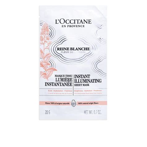 L'Occitane Reine Blanche Sheet Mask - 20g (For Men & Women) : Amazon.in ...