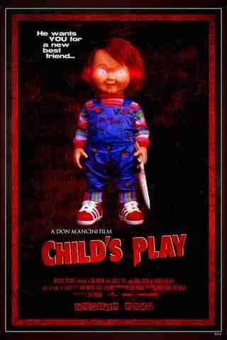 Don Mancini Child S Play Horror Movie Chucky Matte Finish Poster P-9354 ...