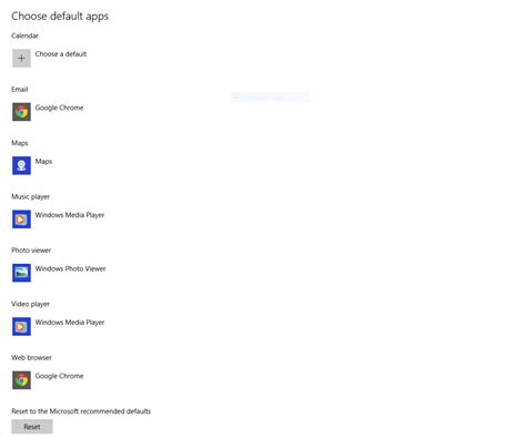 Image result for Set Your Default Programs Windows 1.0