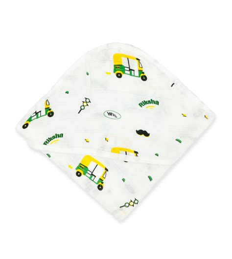 Buy Baby Muslin Hooded Towel / Blanket Collection Online | Zizuka – zizuka