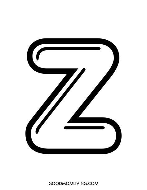 Free Printable Bubble Letter H for Crafts and Coloring - Good Mom Living