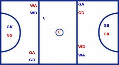 Netball Court Layout 的图像结果