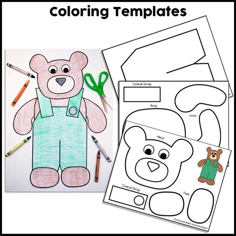 Corduroy Bear Coloring Pages Teddy Bears | Abcteach