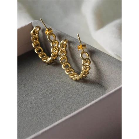 Buy ANUSHKA JAIN JEWELLERY Pleated Hoops Online