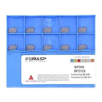 FomaSP SP200 CNC Grooving Carbide Inserts Steel Fit for SPB226 Lathe ...
