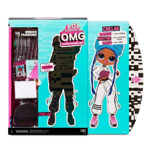 LOL Surprise OMG CHILLAX Fashion Doll, With 20 Surprises, Designer ...